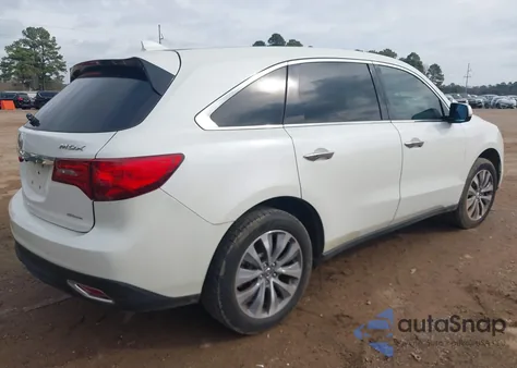 2015 Acura Mdx Technology Package z USA, uszkodzony, nr VIN 5FRYD4H46FB030022